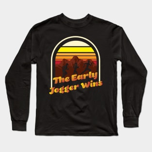 Funny Marathon Running and Cross Country Trail Runner Long Sleeve T-Shirt